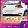 BRC1 Neu 1 Stück 3D ABS GOLF Auto Buchstaben Logo Aufkleber Heckstoßstange Abzeichen Auto Heckklappen Emblem Styling Zubehör Für Volkswagen VW fo2