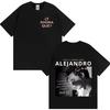 Cantante Alejandro Sanz Harajuku Grafico 2026 Uomo Donna Maglietta Accogliente Moda Hip Hop Y2K Casual Streetwear Cotone Manica Corta T-shirt