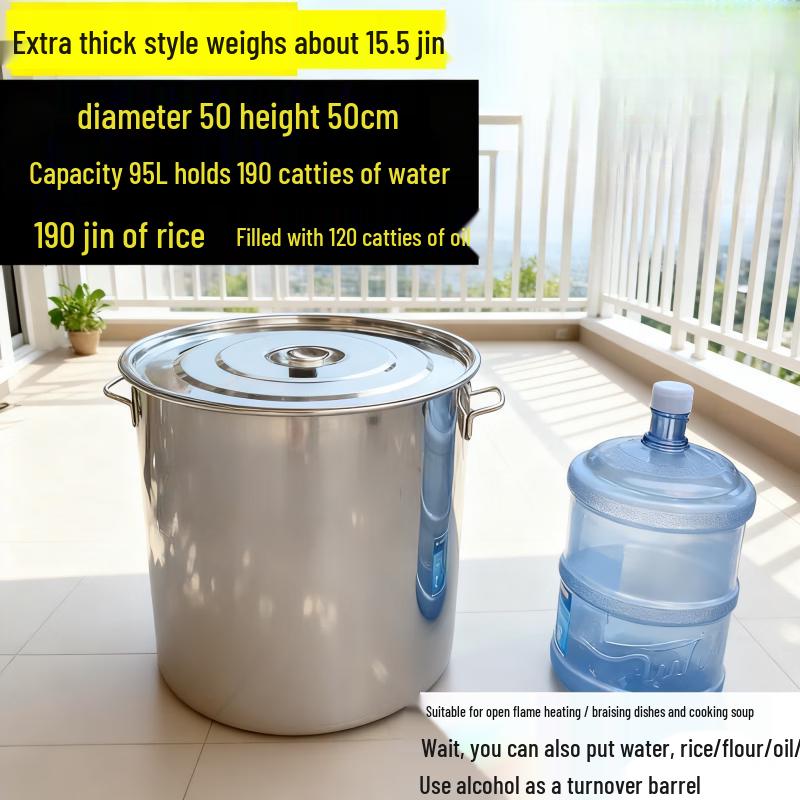 Thickened Stainless Steel Pot with Lid