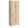Cabinet Set 2 Pcs Sonoma Oak Wood Based Material