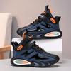 2025 Autumn/Winter Boys' Cotton Sports Shoes - Warm Velvet Lined, Medium/Large Button Design