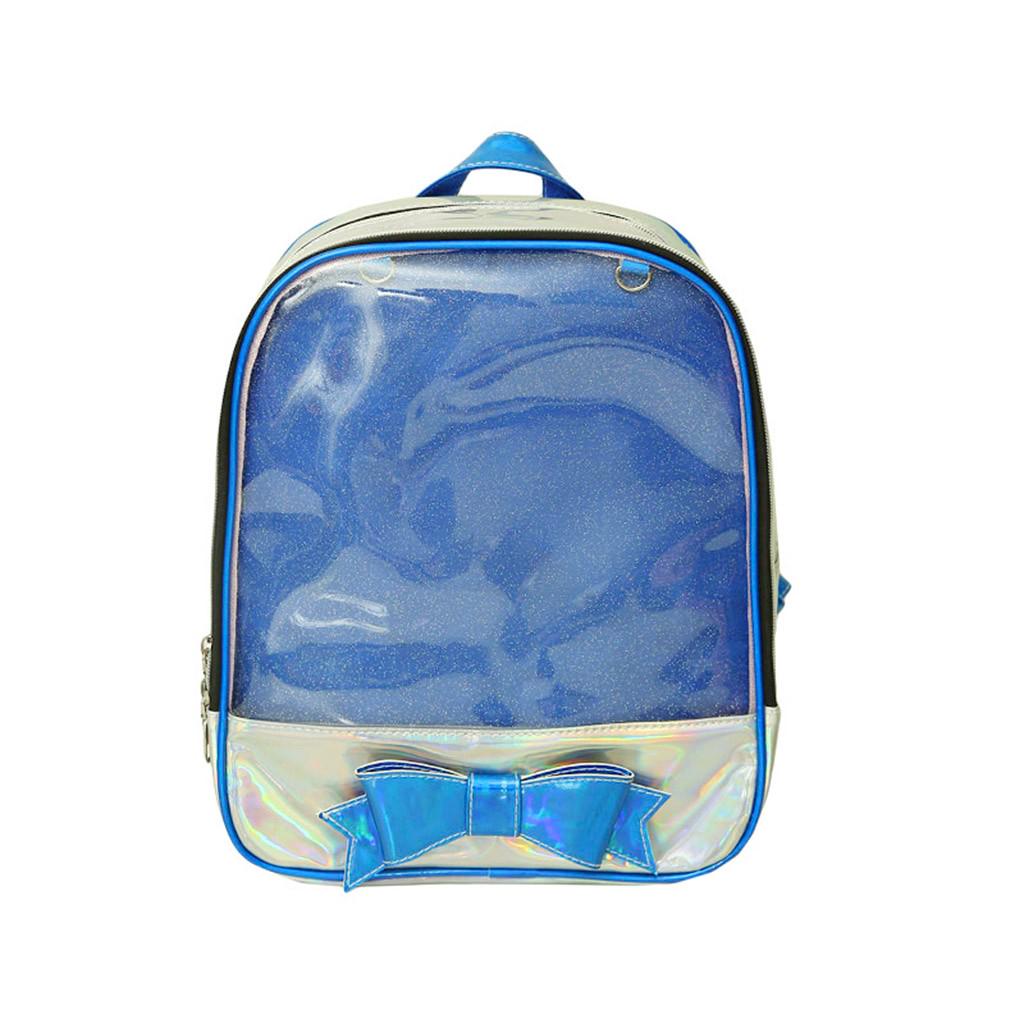 Jolin] Mujeres señoras moda Bowknot transparente hombro bolso mochila bolso  casual bolsos comprar a buen precio — entrega gratuita, reseñas reales con  fotos — Joom