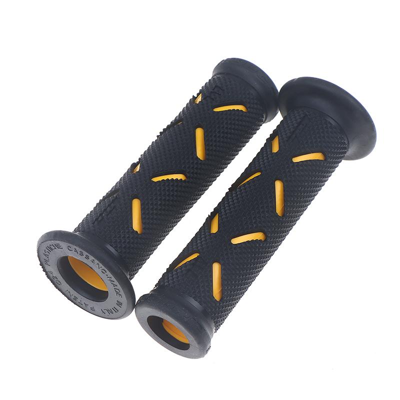 1Pair Motorcycle Grips Handle Bar 22/24Mm For Bike Motocross Motorbike Rubber Grip Universal For Motorcross Dirt Pit Bike