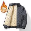 Winter cotton-padded men's 2025 new large-size men's clothing medium-sized Feather Rong cotton-padded clothes, piled and thickened thermal lapel
