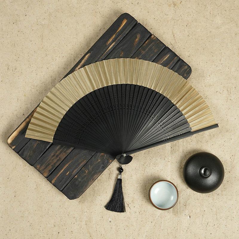 1pc Folding Dance Holz Knochen Bambus Fan Hand Seide Geschenke Ornamente Hause Dekoration Dame Geschenk