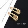 Wholesales Fashion Hair Clip New Women Zinc Alloy  Hair Clips,gold Plating