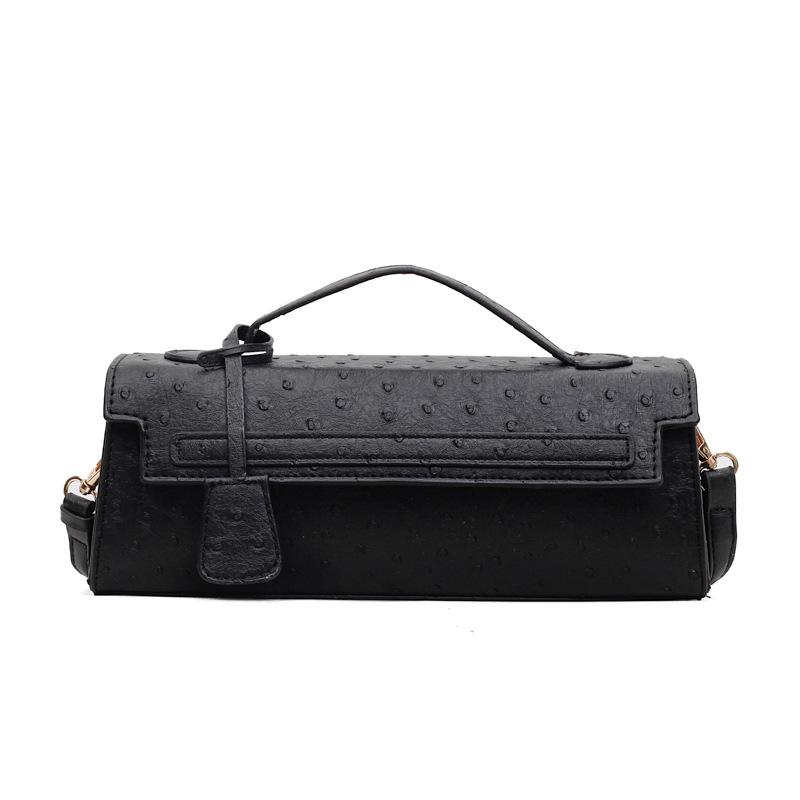 Heiß verkaufte Mode Baguette-Tasche neue Frühling und Sommer Clutch mit hoher Textur Einzelne Schulter Schräg getragene Tasche Damen