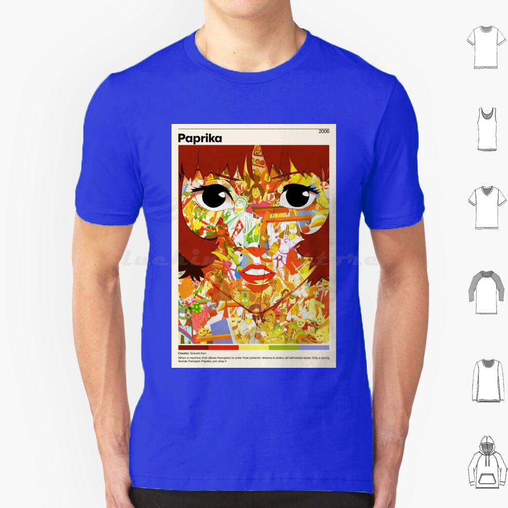 Paprika Anime Poster Print Poster T Shirt Big Size 100 Cotton Anime Paprika Film Manga Japan Movie Satoshi Kon Perfect Blue