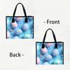 Cute Easter Egg Print Tote Bag Fashionable Reusable Portable Casual Shopping Handbag for Daily Use