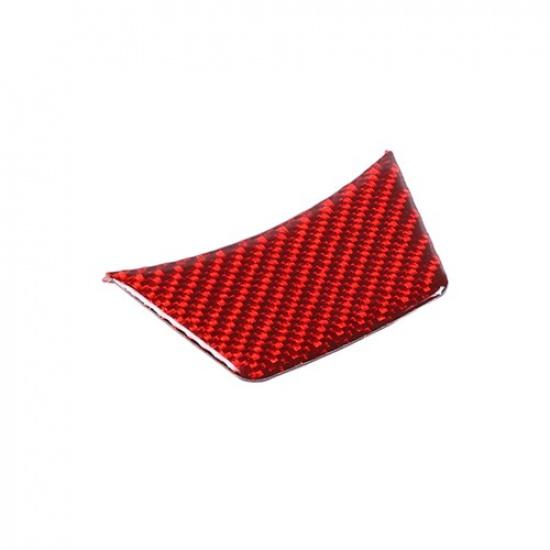 Autocollant de Garniture de Volant en Fibre de Carbone Rouge Doux Pour Subaru Forester SK -24