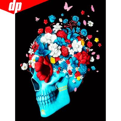 Diamond Mosaic Full Layout Skull Diamond Painting Cartoon Diamond Embroidery Nature Pictures