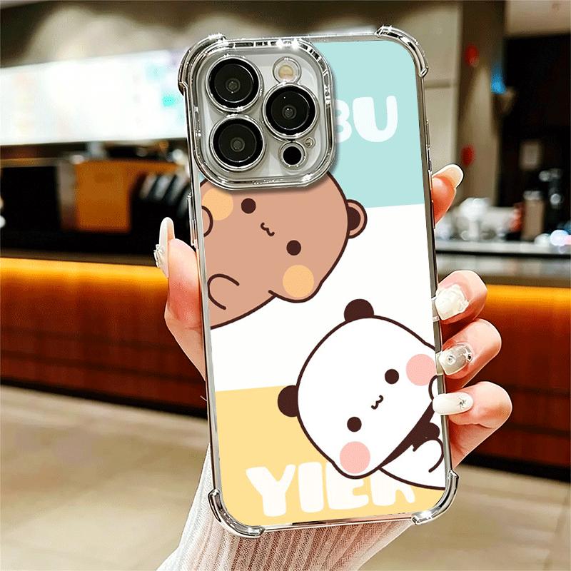 

Bubu Dudu Мультяшный Милый Покрытие Чехол Для Телефона Для Iphone 16 17 Pro Max Air 16E 14 15 Plus 12 13 Mini Противоударный Чехол с Подушкой Безопасности iPhone 17 Pro
