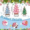 Candy Colors Christmas Trees Wooden Room Ornament  for Christmas Party