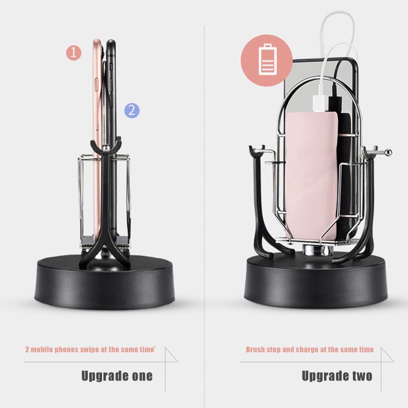 Single Phone Swing Device Automatic Shake Wiggler Step Earning Mobile Phone Holder Support Desk Bracket Smartphone Stand
