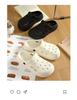 Crocs Women's Fashion Slip-Resistant Sandals with Soft Soles, Breathable, Versatile Two-Wear, Closed-Toe Design.