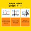 Blue Tic Tac Toe Chess Electronic Puzzle Toy Chess Multi functional Game Machine Chess Board Multi mode