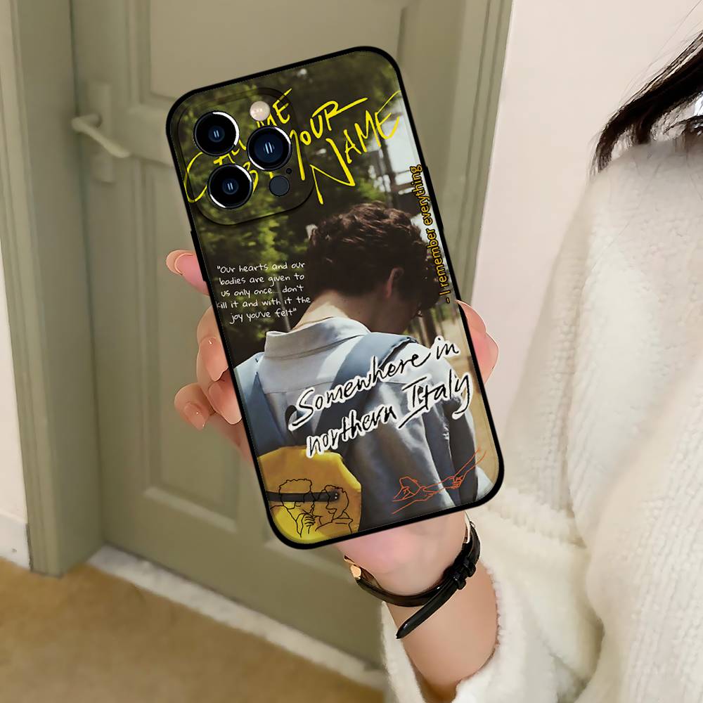 C-Call Me By Your Names Phone Case Black That Fits For IPhone 17,16,15,11,13,14 Pro Max,Plus,X,Xr,Xs Max,13Mini