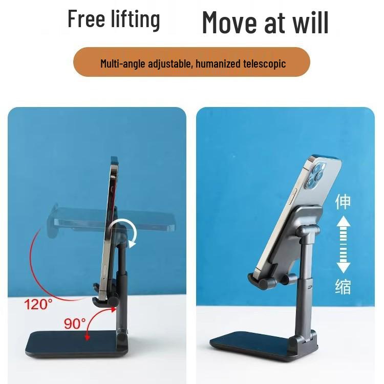 Support de tablette et de téléphone réglable et portable - Pliable, Multifonctionnel, Design universel pour un affichage mains libres