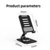 360° Rotating Mobile Phone Stand Desktop Vertical Folding Portable Painting Metal Mobile Phone Stand