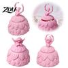 Ballet Dancer Storage Jar 3D Printed Ballerina Jewelry Box with Lid, Decorative Trinket for Princess Room Decor Accessories Rings Earrings,