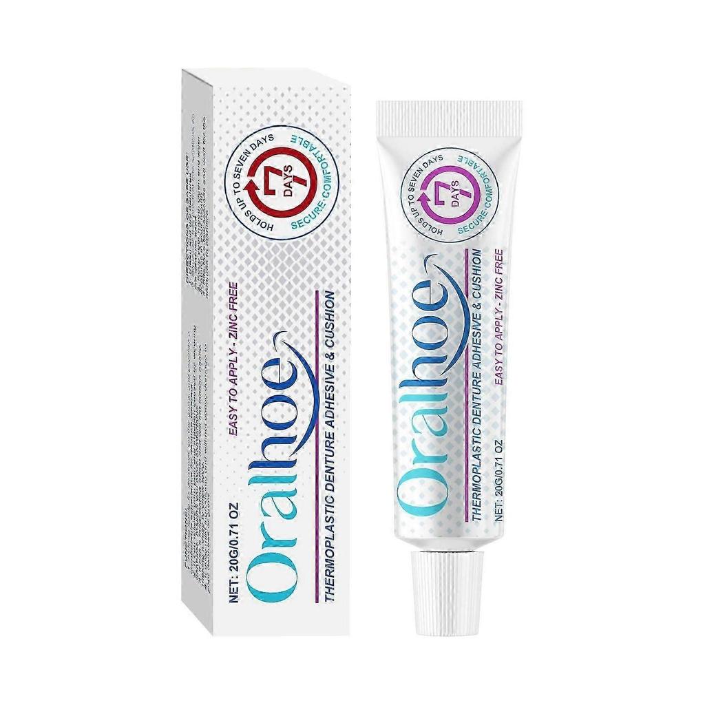 Moldable Denture Glue for Long Wearing Comfort and Enhanced Denture Adhesion