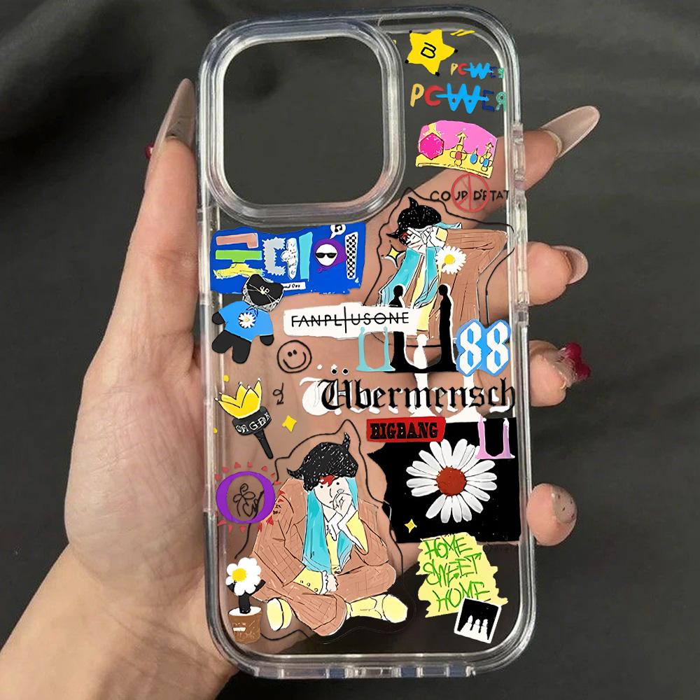 Acrylic Phone Case for iPhone 11 12 13 14 Pro 12 14 16 Pro Max for Samsung A16 A36 A56 S24 FE High-quality Painted Anti-fall Mobile Phone Case