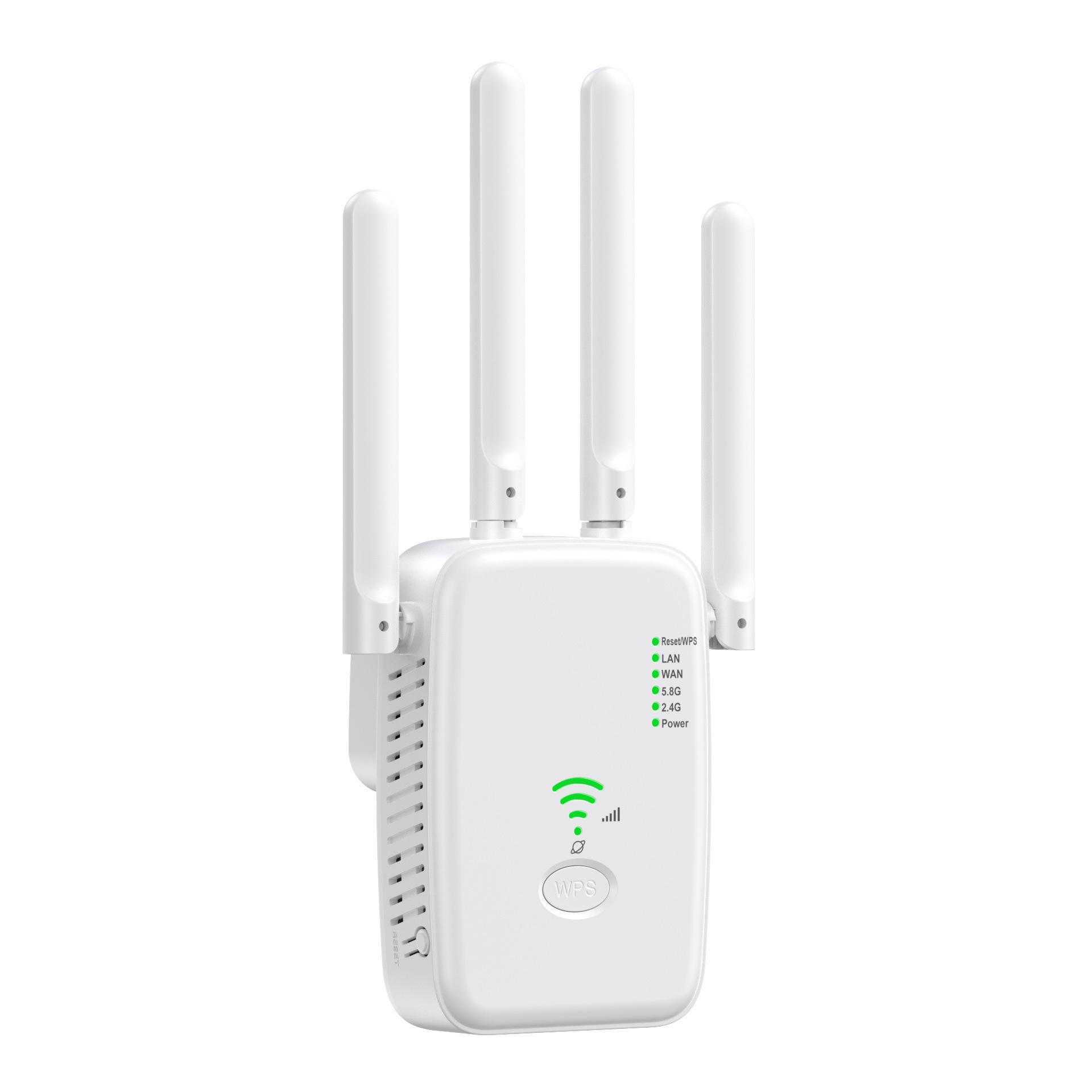 

Dual-Band 1200M WiFi Signal Amplifier Extender (2.4G/5G)
