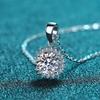 0.5-5ct D Color Moissanite Woman Pendant Sier Necklace For Women Chains Party Bridal Fine Jewelry 925sterling Silver Necklace
