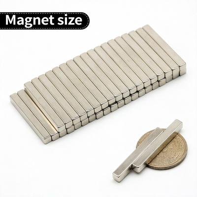 40x5x5mm Super Silný Neodýmový Magnet N35 NdfeB Permanentný Magnetické imanes Blok Silné Magnety Chladnička
