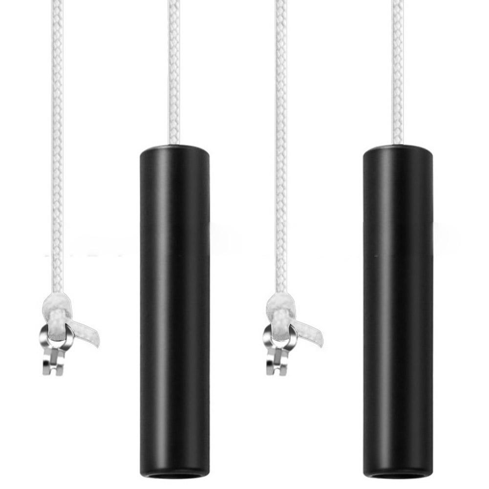 

Zinc Alloy Bathroom Light Pull Cord Handle with 150cm Extension 2 Pack белый