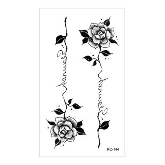 Waterproof Gradient Color Cartoon Temporary Tattoos for Men & Women