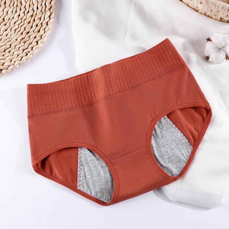 Cotton Women's Physiological Underwear with Side Leakage Prevention Breathable and Lightweight Safety Pants