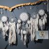 Nordic Five-Piece Feather Dream Catcher Wall Hanging Decor Set