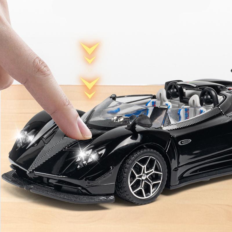 1:32 Pagani Zonda HP Barchetta Alloy Concept Sports Car Model Diecasts Metal Racing Vehicles Car Model Sound Light Kids Toy Gift