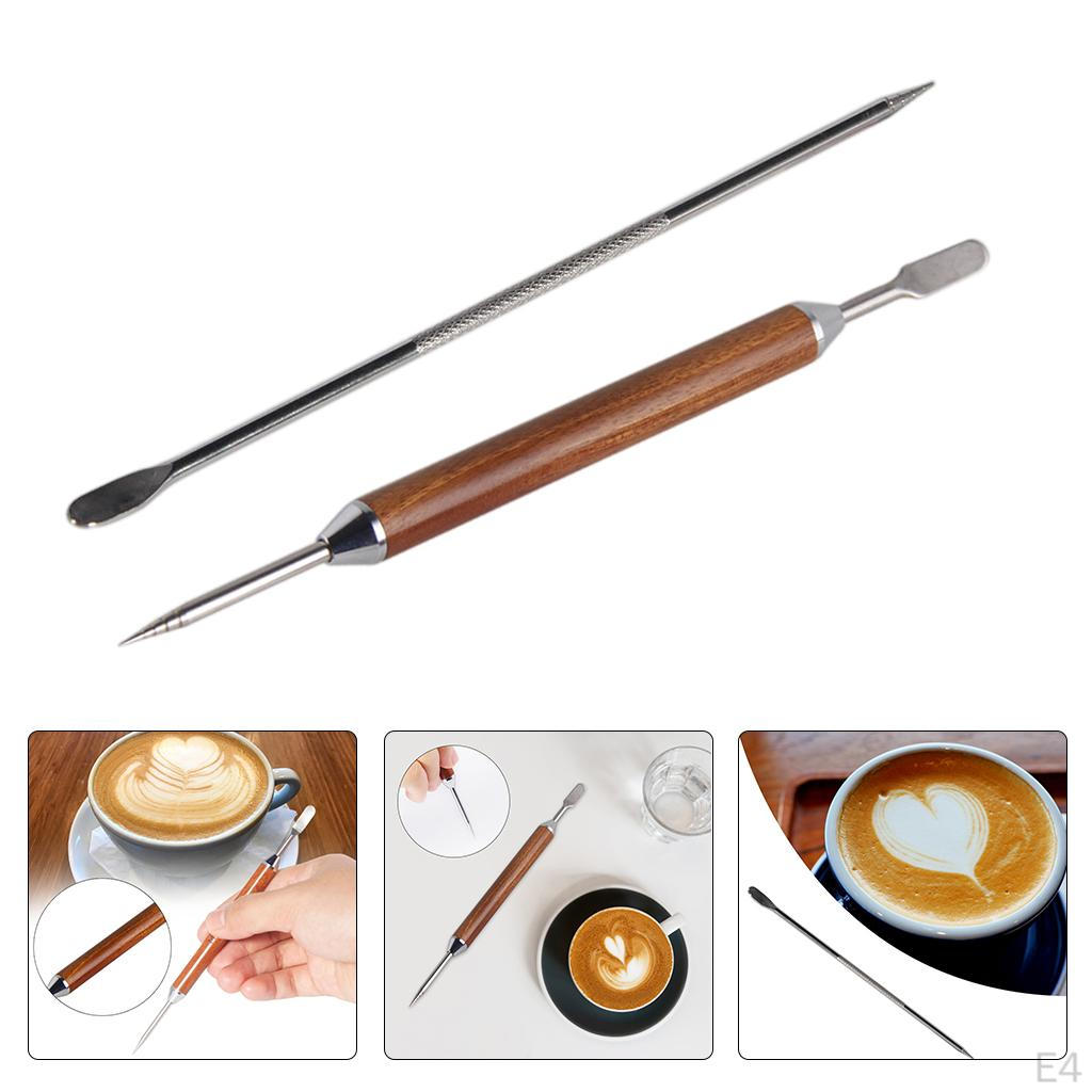Pen Cake Decoration Barista Coffee Carving