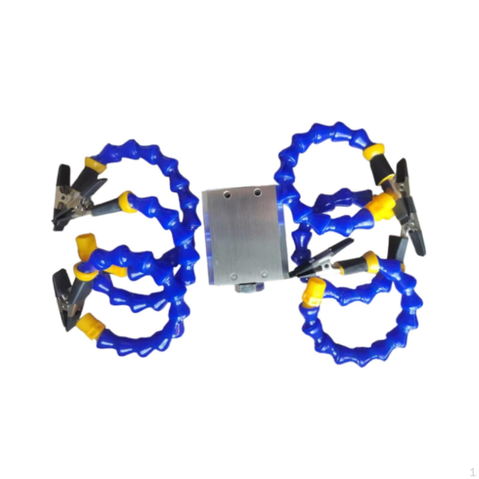 

Помощник для пайки печатных плат, держатель печатной платы, сварочные зажимы для хобби 6 Arms