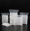Stobag clear resealable small zipper bag assorted sizes with free colorful waterproof labels gift packaging bags for sweets