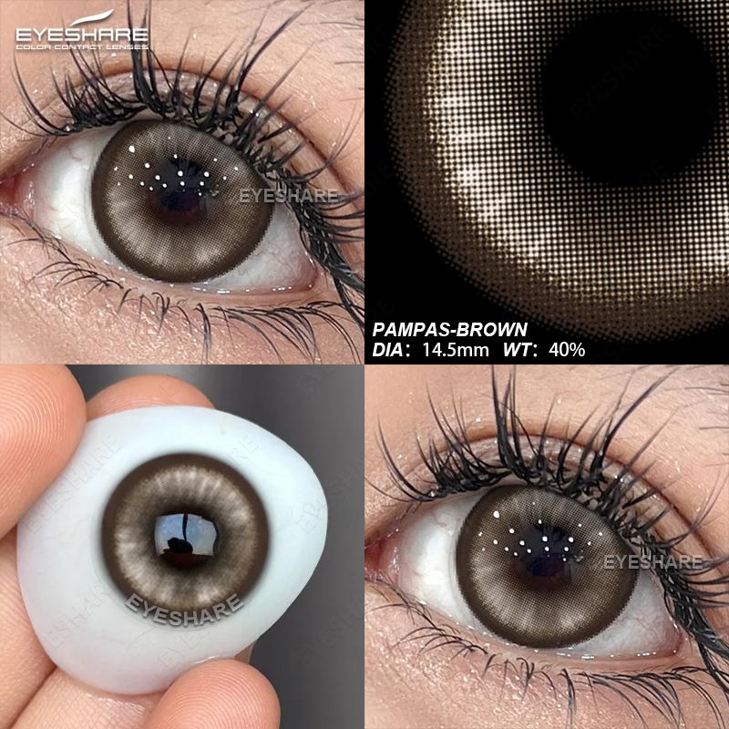 Eyeshare Cosplay Color Contact Lenses for Eyes Anime Purple Eyes Contacts Lenses Colorful Makeup Eyes Lenses Yearly 2pcs/pair