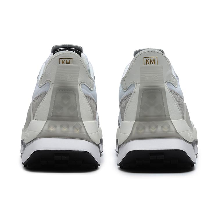 New FILA Km Shoes 'White Grey' Women's F12W233113FBV