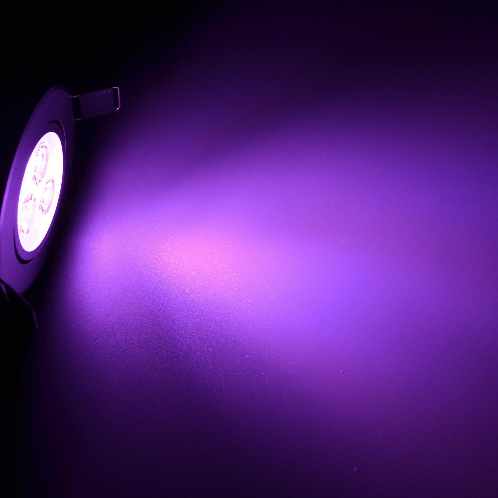 

Диммируемый встраиваемый светодиодный потолочный даунлайт 3 Вт Точечное освещение Лампы Лампочка Белый Бесплатный драйвер Цветной Красный Желтый Синий Зеленый Фиолетовый Dimmable 220V