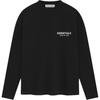 Fear of God Essentials Classic Long-Sleeve Tee Jet Black Men Tops 125AS254200F