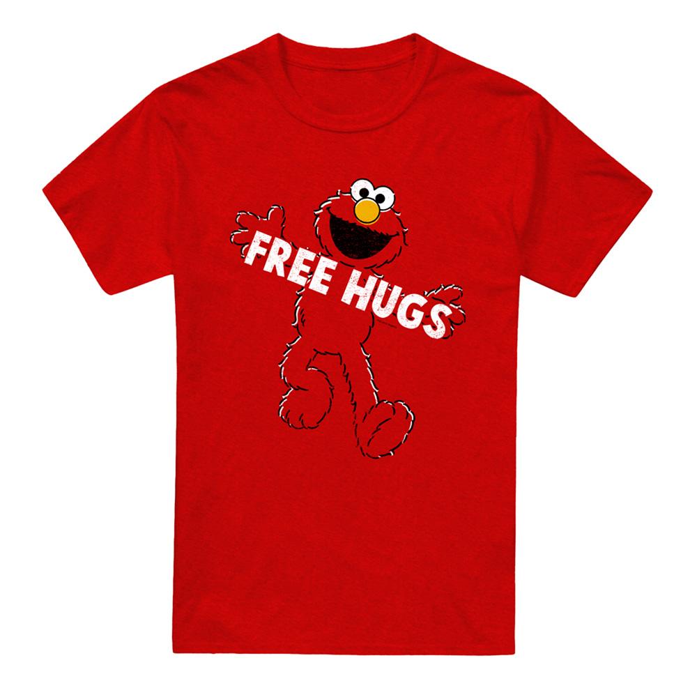Sesame Street Unisex Adult Free Hugs T-Shirt
