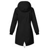 Damen Kapuzen Outdoor Sport Wanderanzug Winddichte Jacke Wasserdichte Jacke