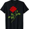 Rote Rose Blume Stempel 5 - Original Design T-Shirt