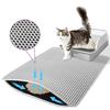 Cats Litter Mat Waterproof Hollowed Mat Litter Sifting for Less Waste Supplies
