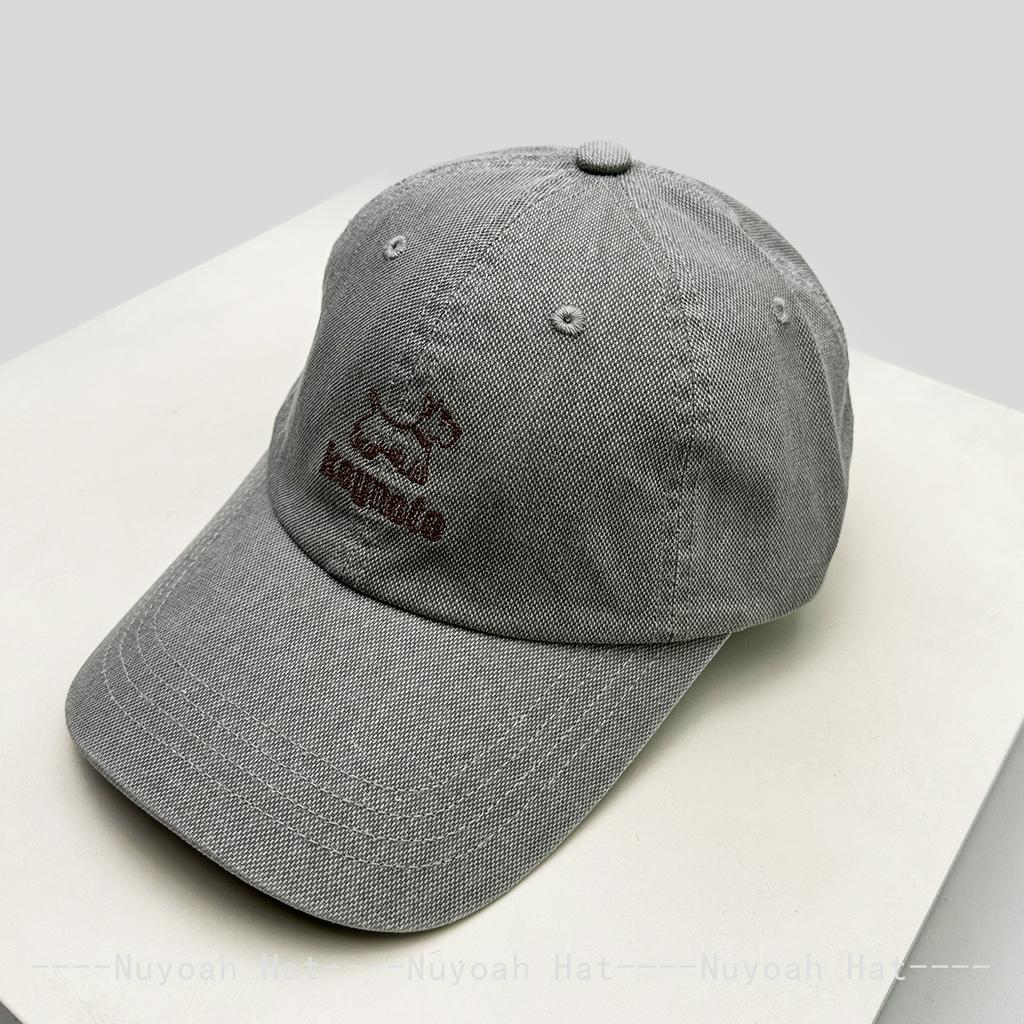 Baseball Letterings Alphabet Puppy Stitched Stitching Embroidered Cute School Old Vintage Women  Men Her Him For Fresh Caps Peaked Hats Sunshade