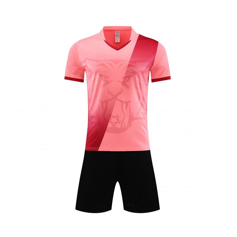Girls' School Football Team Uniform Set - Short Sleeve Jersey & Shorts for Training
