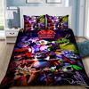 Exquisite 3D Freddy Wallpaper FNAF Digital Printing Bedding Set Five Nights Duvet Cover Comforter Bed Youth Kids Girl Boys Gift