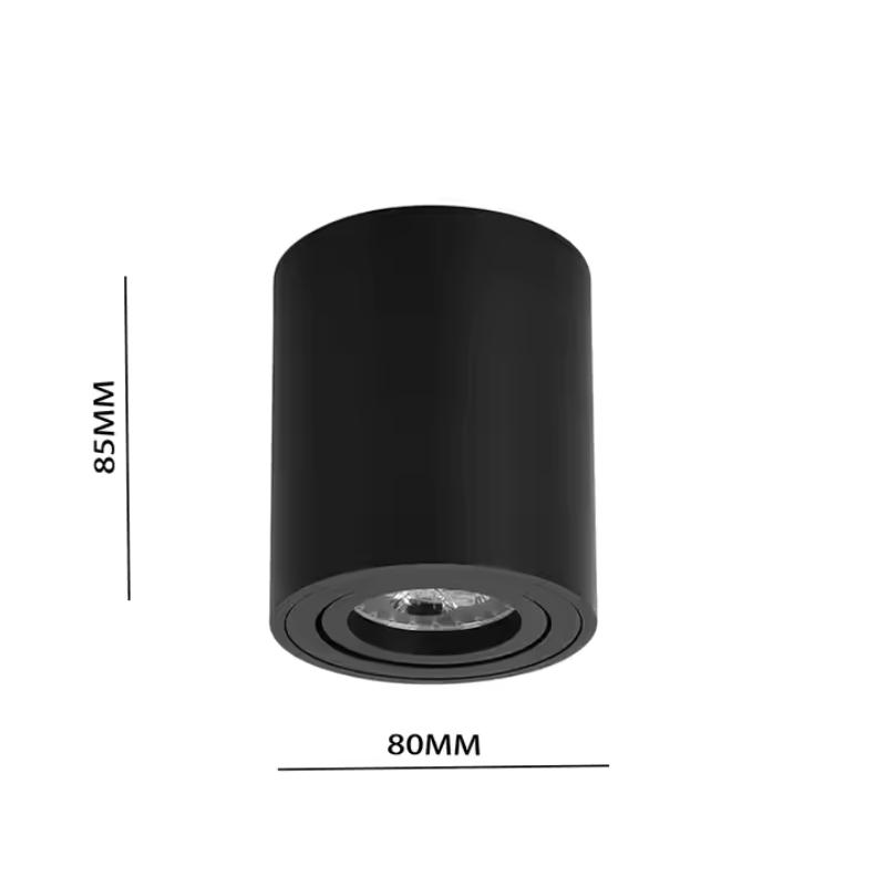New Die-cast Ceiling Spotlight High Color Display Surface Mounted Anti Glare Downlight Bracket Housing GU10 Cup Holder