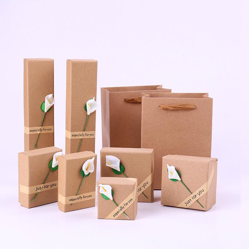 High-End Korean Jewelry Gift Box: Ring, Pendant, Necklace, Earring, Bracelet Packaging